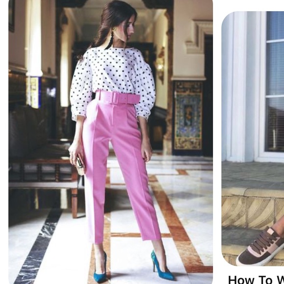 Zara high waisted belted pants - Picture 11 of 14